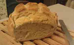 A peak inside my sourdough loaf.